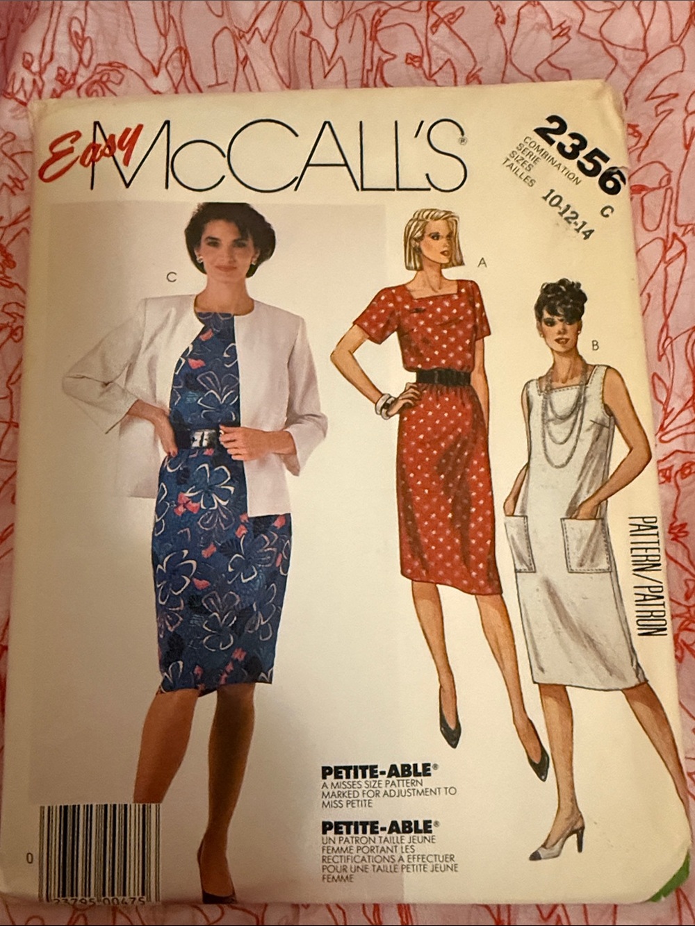 McCalls 2356 dress / jacket